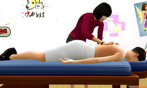 Asian Mom Massages Her Brand-new Son Who Turns Into Sex To Help Him To See What It's Like To Have Sex With A Woman