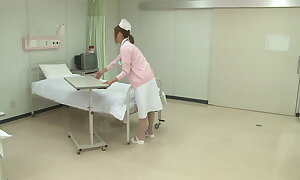 Hot Japanese Nurse receives group-fucked convenient hospital brink apart from a horny patient!