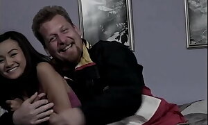 Smiling Asian waits thither brink to get drilled