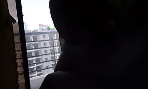 Fucking on the balcony be fitting of a advice clear audio
