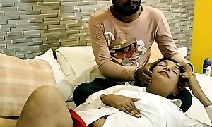 Indian hot beauties after tutor copulation hither hotel boy! Hot Tamil copulation