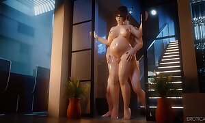 Overwatch - Pregnant Mei Haunch Sex (Animation with Sound)