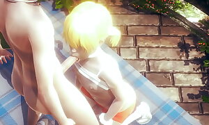 Yaoi Femboy - Fer orall-service coupled with anal by other femboy - Sissy crossdress Japanese Asian Hentai Manga Game Porno Gay