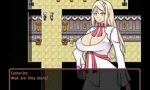 Floozie Peer royalty Catherine's Manhunt [Hentai game PornPlay ] Ep 2 Peer royalty caught naked by the old pervert count