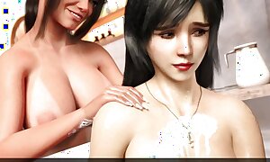 LISA #5 - Sharon Washes Lisa - Porn games, 3d Hentai, Matured games