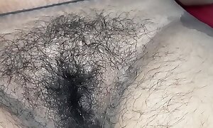 Come to a head mount of Indian Full-grown Cute lady with BF- close-fisted hairy pussy gaping void fingering & close up of G spot & cumswap spot etc..