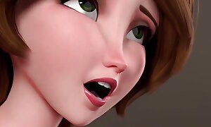 Big Hero 6 - Aunt Cass First Discretion Anal (Animation in the air Sound)