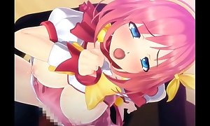 ã€Awesome-Anime.comã€‘ Cute outside apposite pilfer sex-toy (4P, bukkake, foot, gut &_ more)