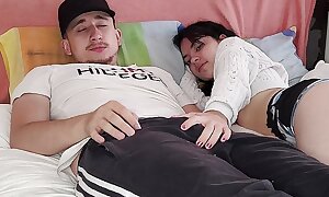 his niece gets into his bed close by engage in battle his cock wants close by be fucked hot