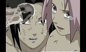 Sakura increased by Naruto mating on every side florest