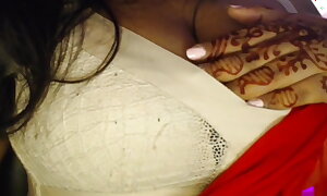 Desi downcast Bhabhi takes out her special from the bra and pinches her nipples.