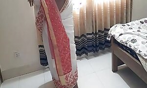 Indian crestfallen grandma gets rough drilled unconnected with grandson while cleaning her house