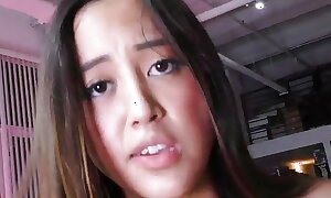 21yo POV Asian Freulein gets fucked by BF in dirty talking action