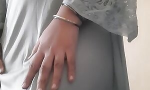 Indian Curvy Wife Bringing about Film over Call be required of her Husband  part 1